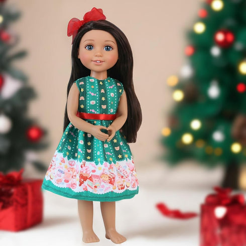 14 inches 14" 10 Sets (14 inch fit for Girl Dolls' Clothes, for Glitter Girl Wellie Wishers Baby Doll, Clothes