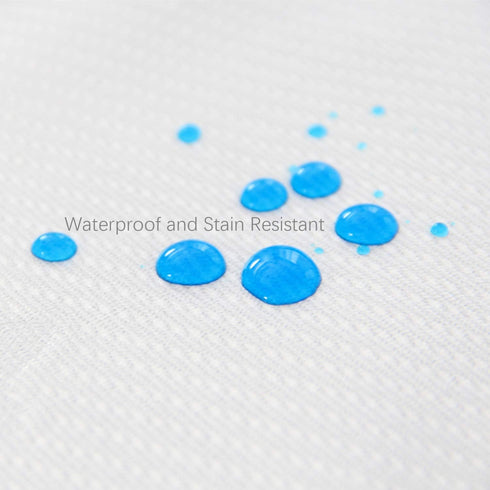 2-Inch 52x 27 Crib Mattress Topper Pad Waterproof, Memory Foam Toddler Bed Mattress Fit Baby Toddler Mattresses