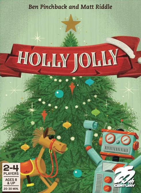 Holly Jolly Christmas Themed Family Card Game - Collect Presents, Ornaments & Stockings