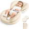 Baby Changing Pad, Waterproof Wipe-Clean PU Leather with High-Density Foam, Non-Slip Contoured