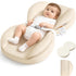 Baby Changing Pad, Waterproof Wipe-Clean PU Leather with High-Density Foam, Non-Slip Contoured