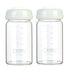 COMI Wide Neck Glass Breastmilk Collection n Storage Bottle, 6oz with Screw