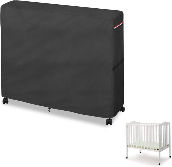 Crib Cover for Portable Foldable Mini Crib, Ease Transportation in Hotel, Extend