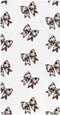 CZXW Cow Print Bows Crib Sheets Fitted 52" x 28" Natural Cotton Soft
