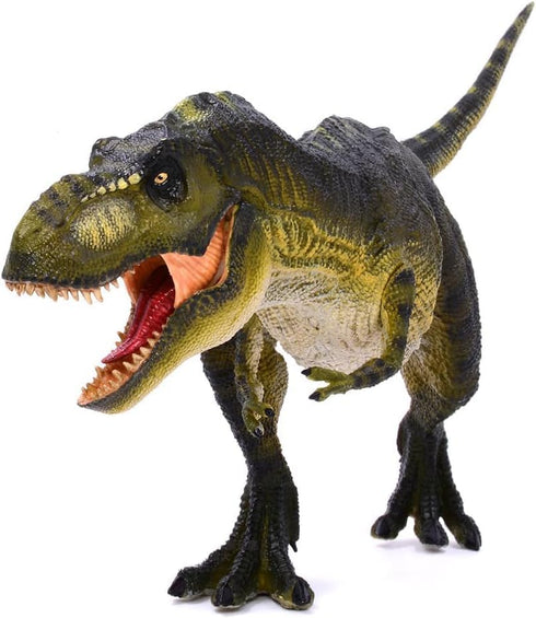 Gemini&Genius T-Rex Dinosaur Toy, Tyrannosaurus Rex Figurine, 14“ Length-Hand Painted Realistic Action Figure