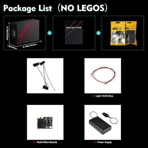 VONADO LED Light Kit for LEGO Boarding The Tantive IV 75387 (No Models Only Light) Creative Lighting Set Accessories