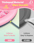 0.58 mm Summer 67in) Peteast Anti-Slip Pink Donut Print Splash Pad for Kids and Dogs Thicken Sprinkler Dog Pool