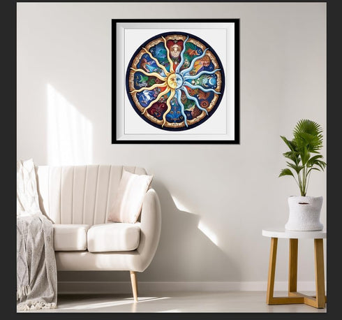Zodiac Horoscope Puzzles for Adults - 1000 Pieces Challenging Jigsaw Puzzle for Game Nights, Finished Size 26.7"