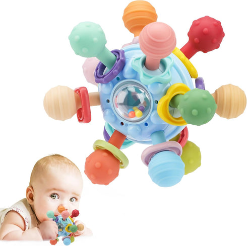 TOHIBEE Baby Sensory Toy + Baby Stuffed Musical Caterpillar