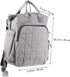 LIFKOME Backpack Outdoor Diaper Bag for Moms Portable Nappy Bag Stylish Design Great Organizer for Essentials