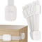 6 Pack Child Safety Strap Locks - No Drilling Cabinet Locks, Sticky Drawer Locks, Baby Proofing, Refrigerator Strap Lock