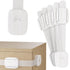 6 Pack Child Safety Strap Locks - No Drilling Cabinet Locks, Sticky Drawer Locks, Baby Proofing, Refrigerator Strap Lock