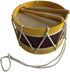 7-1/2" Civil-Revolutionary War Era Wooden, Marching Drum Antique Reproduction with Drum Sticks