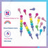 Set 12, 6 Fun Express Round Stacking Crayons for Kids - of Each has Colors per Crayon - Classroom Teacher Supplies