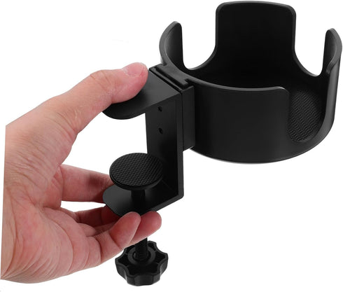 PRETYZOOM Clip Desk Cup Holder Sturdy Table Side Clamp for Multi-use for Office Gaming Desks and Classrooms Convenient