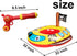 Swimming Summer 3-5 4-8 Pool Floats Kids with Water Gun, Pirate Ship Float for Toddler, Blow Up Pool Toys, Fun Pool