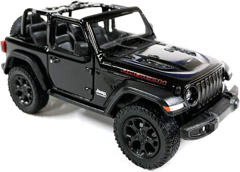 Wrangler Rubicon 4x4 Convertible Off Road Diecast Model Toy Car (Black)