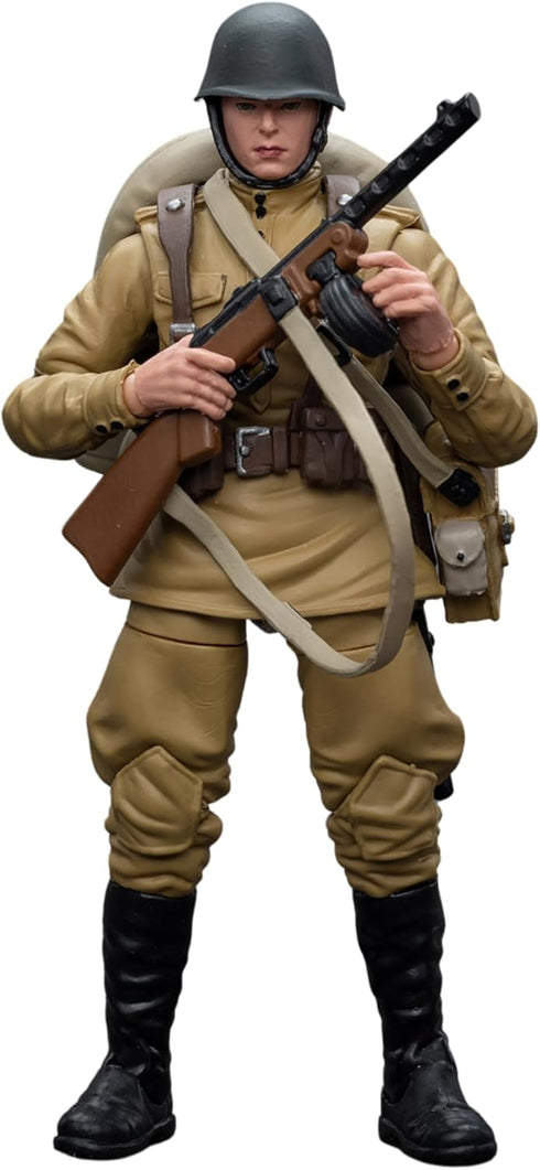 JOYTOY Hardcore Coldplay 1/18 Action Figures, WWII Soviet Infantry Collection Model Birthday Gifts