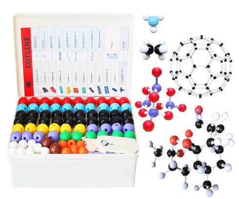 LINKTOR Chemistry Molecular Model Kit (444 Pieces), Student or Teacher Set for Organic and Inorganic Chemistry