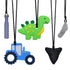 Chew Necklace for Sensory Kids, 5Pcs Chewy Necklaces for Boys and Girls