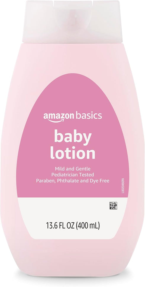 Amazon Basics Baby Lotion, Mild & Gentle, Hypoallergenic, Paraben Free, Phthalate Free,