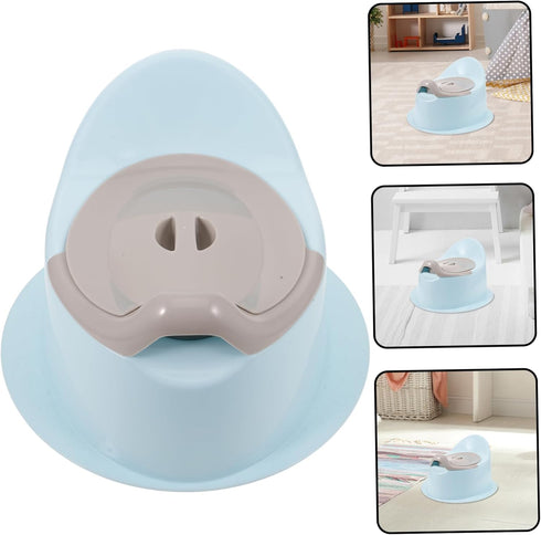 HOMSFOU Potty Training Toilet Seat for Toddlers Lightweight Portable Potty Chair for Travel and Daily Outings Easy