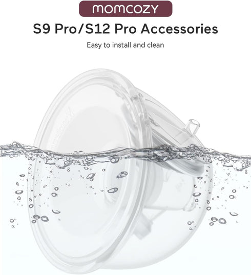 Momcozy S9 Pro/S12 S9 Pro/S12 S9/S12/S12Pro-Quick Set 24mm 180ml, 1 Pack) Original Pro Replacement Accessories, Only