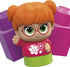 Mega BLOKS First Builders Toddler Building Blocks Toy Set, Catie Convertible with 6 Pieces and Storage, Pink