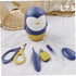 Set Sosoport Nail Care Kit with Led Ear Spoon Nail Scissors Clipper Tweezer for Newborns and Toddlers Purple Golden