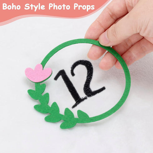 Boho Baby Blanket Butterfly Monthly Milestone Bohemian Floral Girl Photo Prop Sage Green and Pink Blanket Ideas