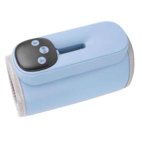 RiToEasysports 11 Settings Baby Bottle Warmer, Portable Cordless Digital Display with Night Light Temperature Compact