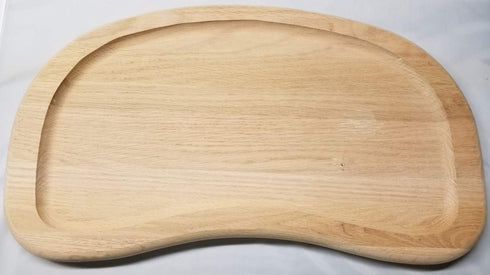 Antique Hardware & More Solid Grooved Red Oak High Chair Tray Wood Antique Vintage Baby Toddler