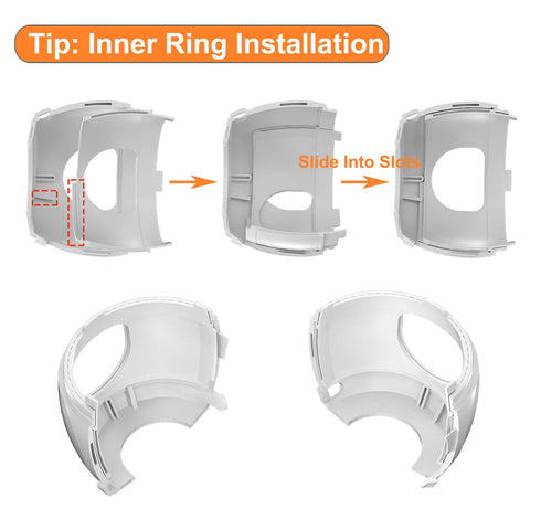 Innovative Door Knob Safety Cover for Kids (4 Pack), Babyproof Door Handle Cover with Lockable Design