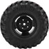TOPINCN RC Rubber Wheel, 4pcs 1:10 RC Wheel Tires for HSP/Redcat/Axial/SCX10/1/10 Scale RC Car