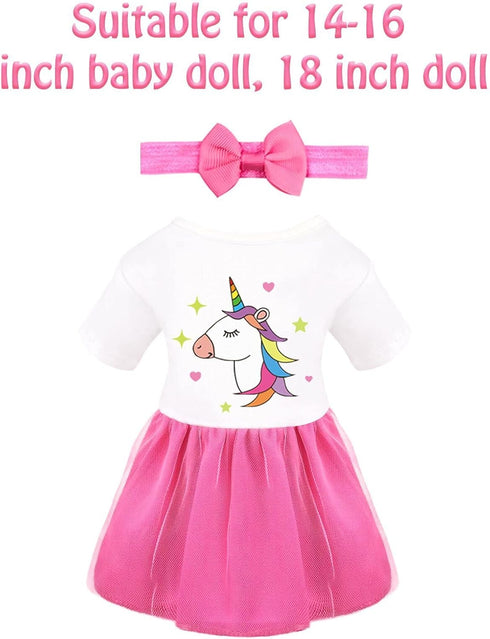 BNUZEIYI Baby Doll Accessories -Baby Doll Feeding and Caring Set with Diaper Bag Bottles for Girls Toys Gift, Stuff Doll Clothes fit 14-16 Inch Doll and 18 Inch Doll