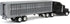 1/64 45967 ERTL Black Semi Truck with Cattle Trailer and Cattle