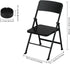 DS. DISTINCTIVE STYLE Mini Chair 1/6 Scale Furniture Doll Chair Black Tiny Folding Chair for 12 Inch Action Figure Miniature Furniture for Dollhouse Decoration