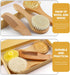 Essential Newborn Hair Care Kit - Wool Brush and Wooden Comb