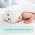 HIPHOP PANDA Hooded Towel - Rayon Made from Bamboo, Large Absorbent Bath Towel with Bear Ears for Newborn, Baby,