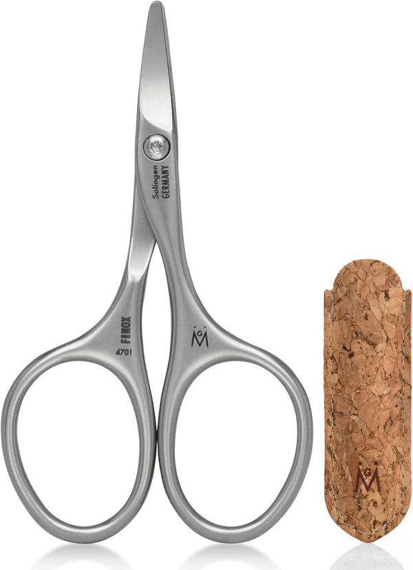 GERMANIKURE Rounded Safety Nail Scissors - FINOX Surgical Stainless Steel baby scissors