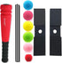Aoneky Mini Foam Tball Set for Toddlers - Best Baseball T Ball Toys for Kids Age 1 Years Old, Carry Bag Included