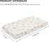 Winpema 28"x52" Colored Sun Fitted Crib Sheet Sunshine Baby Crib Sheet Fit Standard Crib and Toddler Mattress,Crib