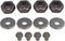 Mxfans Titanium Alloy N10237 RC 1:10 Model Car Wheel Hex Adapter 12mm to 17mm, Set of 4 Upgrade Parts