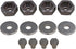 Mxfans Titanium Alloy N10237 RC 1:10 Model Car Wheel Hex Adapter 12mm to 17mm, Set of 4 Upgrade Parts