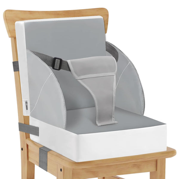 Toddler Booster Seat for Kitchen Chair Dining Table, PU Waterproof Strong Support