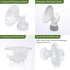 21mm Silicone Flange Inserts for Spectra S1 S2, Medela Breast Pump Shields, Reduces 24mm Nipple Tunnel to 21mm; 2pc/Each