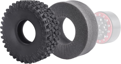 4.7"/120mm 1.9 Tires RC Crawler Tyres for 1.9 Beadlocks Rims, Soft Rubber for Traxxas TRX4 Axial SCX10 II III