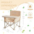 Lavilefora 3-in-1 Portable Baby Chair,Portable Baby Booster Seat with Tray,Folding Toddler High Chair