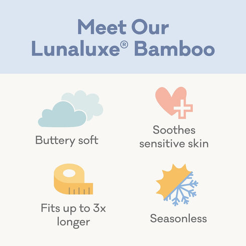 Little Sleepies Baby Crib Sheets, Buttery Soft Viscose from Bamboo Crib Sheets for Boys & Girls, Toddler Bed Sheet