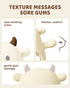 2 Pack 3 ChooKaChoo Baby Teething Toy for Over Months, Food Grade Silicone Teething Mitten, Anti Dropping Wrist Hand